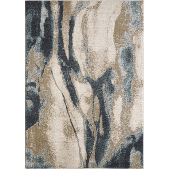 Avalon Ivory/Blue Wonder 3'3" x 5'3" Rug