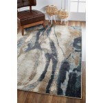 Avalon Ivory/Blue Wonder 7'10" Round Rug