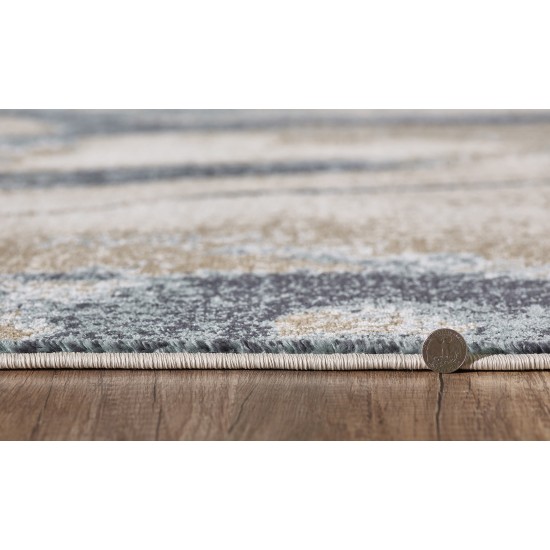 Avalon Ivory/Blue Wonder 9' x 12' Rug