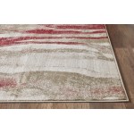 Avalon Ivory/Brown Wonder 2' x 7'7" Runner Rug