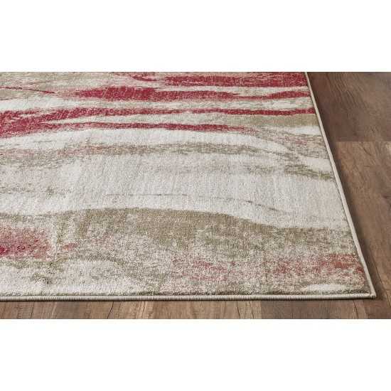 Avalon Ivory/Brown Wonder 2' x 7'7" Runner Rug