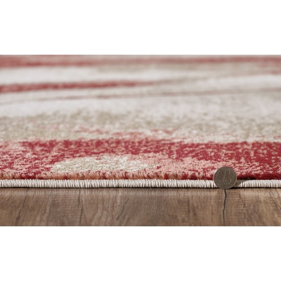 Avalon Ivory/Brown Wonder 2' x 7'7" Runner Rug