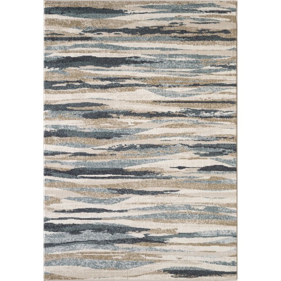 Avalon Ivory/Blue Landscapes 3'3" x 5'3" Rug