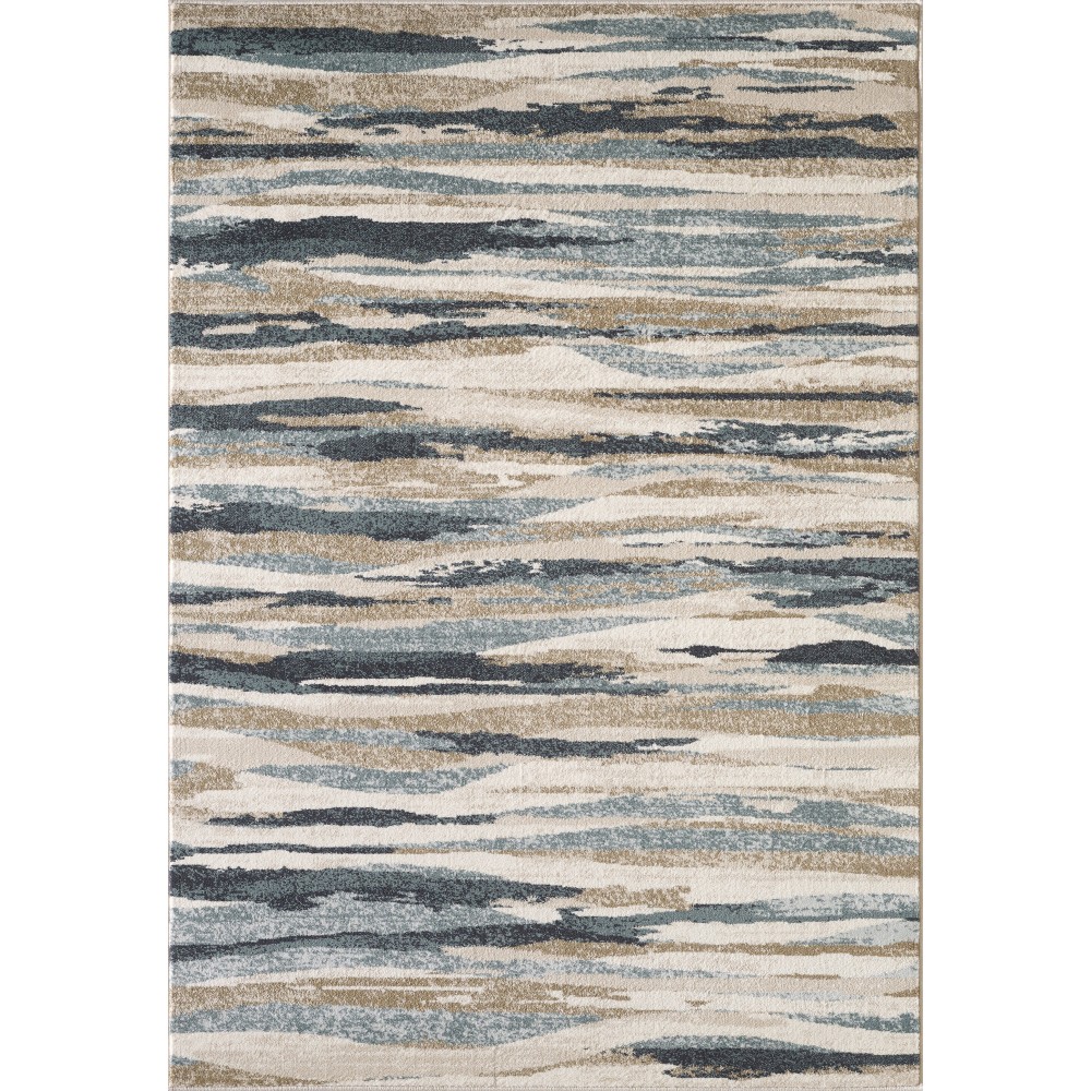 Avalon Ivory/Blue Landscapes 5'3" x 7'7" Rug