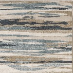 Avalon Ivory/Blue Landscapes 5'3" x 7'7" Rug