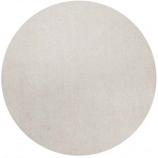 Bliss Ivory Shag 6' Round Rug