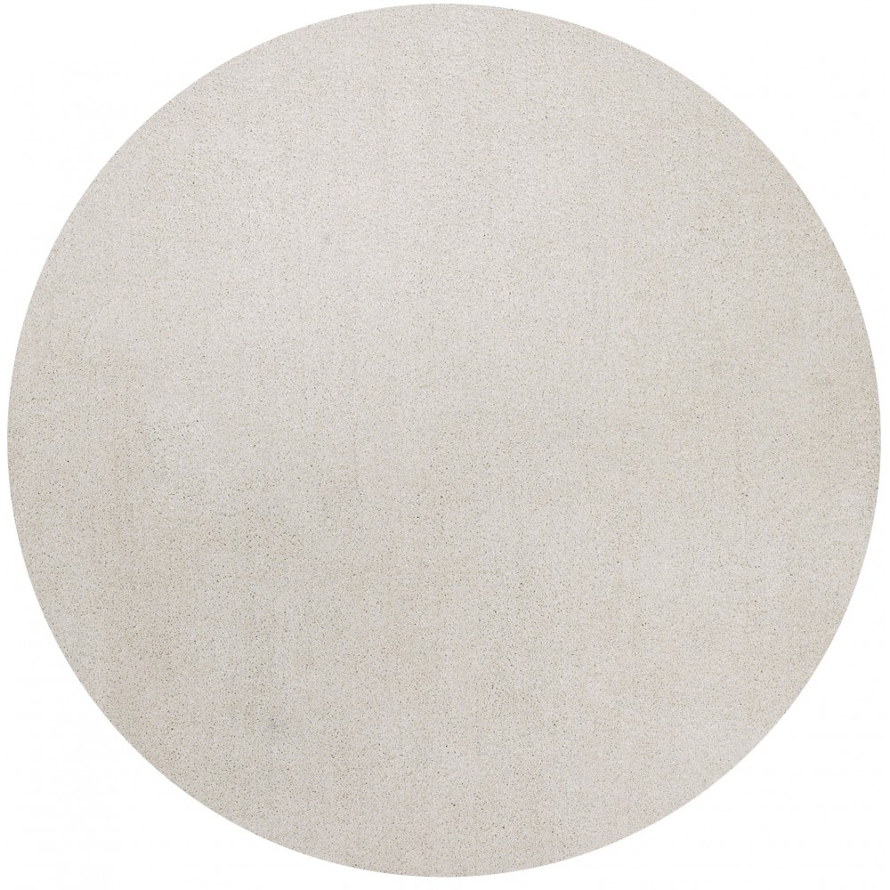 Bliss Ivory Shag 6' Round Rug