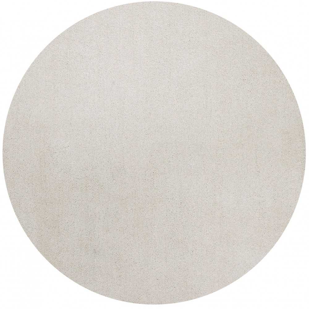 Bliss Ivory Shag 8' Round Rug