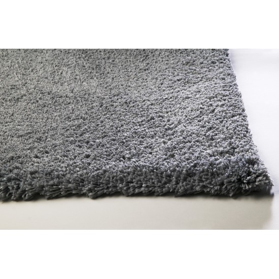 Bliss Grey Shag 2'3" x 7'6" Runner Rug