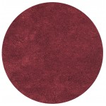 Bliss Red Shag 8' Round Rug