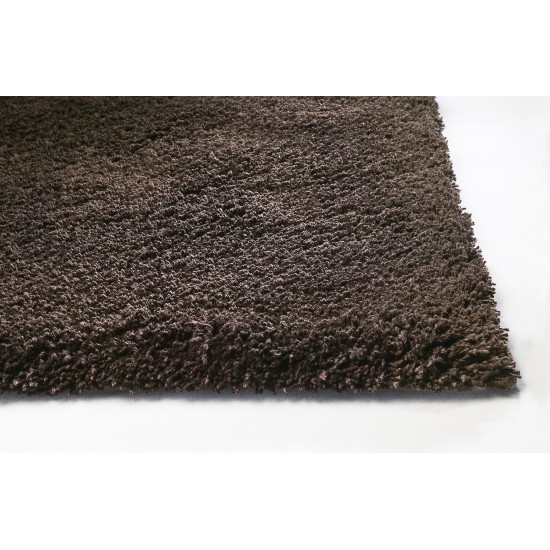 Bliss Espresso Shag 2'3" x 7'6" Runner Rug