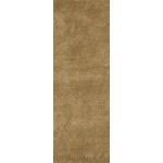 Bliss Gold Shag 2'3" x 7'6" Runner Rug