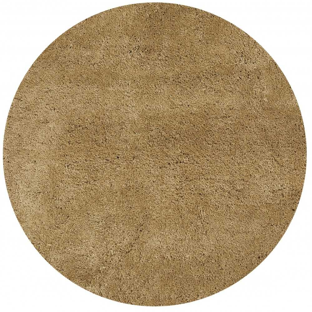 Bliss Gold Shag 6' Round Rug