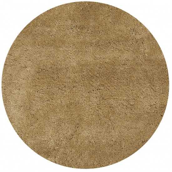 Bliss Gold Shag 8' Round Rug