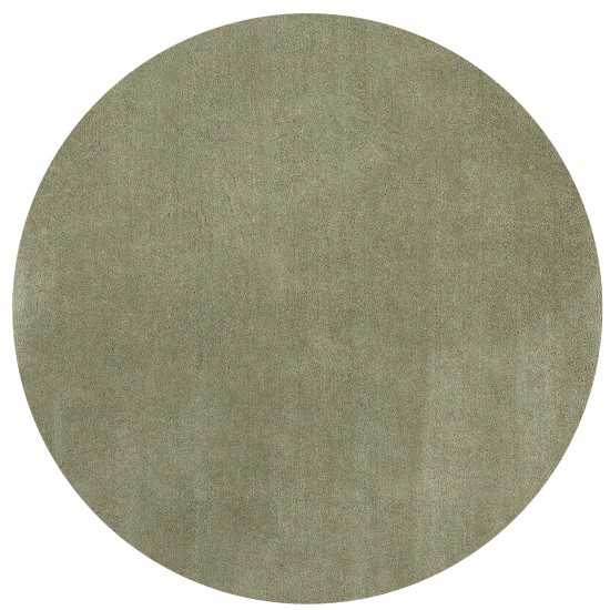 Bliss Sage Shag 8' Round Rug