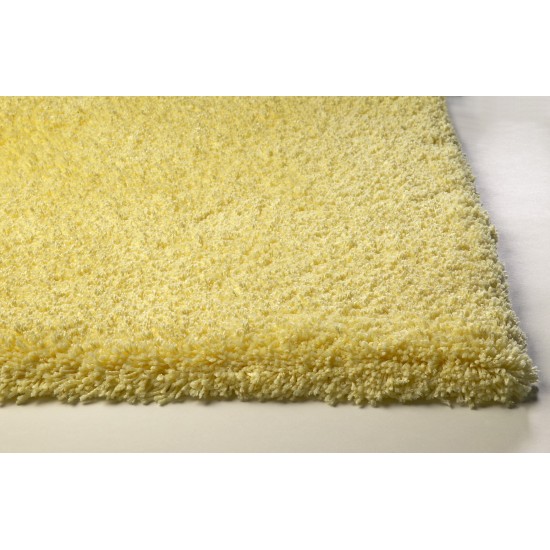 Bliss Canary Yellow Shag 2'3" x 7'6" Runner Rug