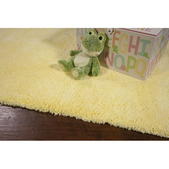 Bliss Canary Yellow Shag 27" X 45" Rug