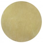 Bliss Canary Yellow Shag 6' Round Rug