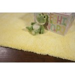 Bliss Canary Yellow Shag 7'6" X 9'6" Rug