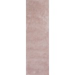 Bliss Rose Pink Shag 2\'3" x 7\'6" Runner Rug