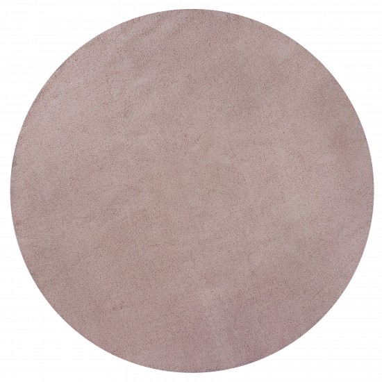 Bliss Rose Pink Shag 8' Round Rug