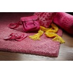 Bliss Hot Pink Shag 2'3" x 7'6" Runner Rug