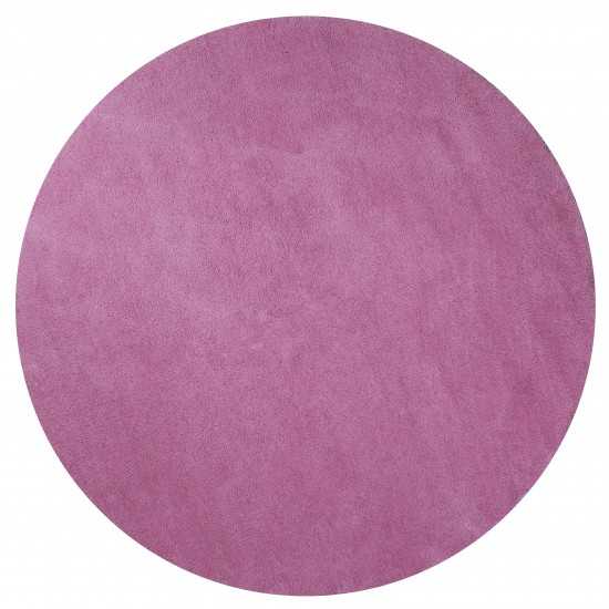 Bliss Hot Pink Shag 6' Round Rug