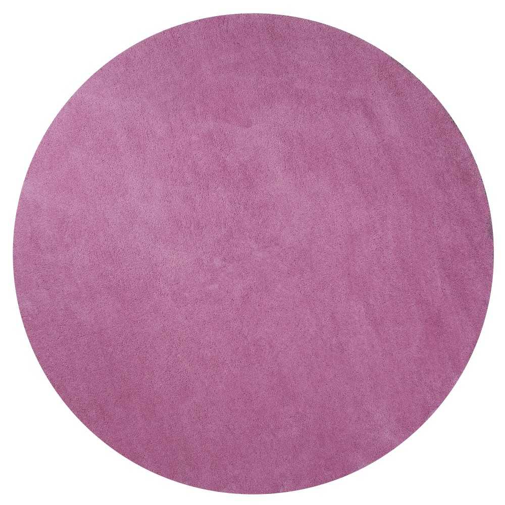 Bliss Hot Pink Shag 6' Round Rug Bliss Hot Pink Shag 6' Round Rug