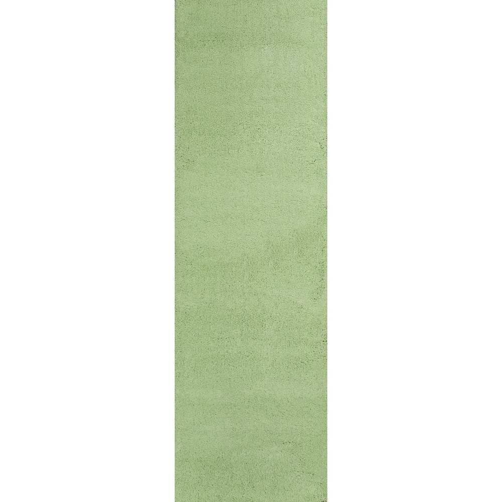 Bliss Spearmint Green Shag 2'3" x 7'6" Runner Rug Bliss Spearmint Green Shag 2'3" x 7'6" Runner Rug