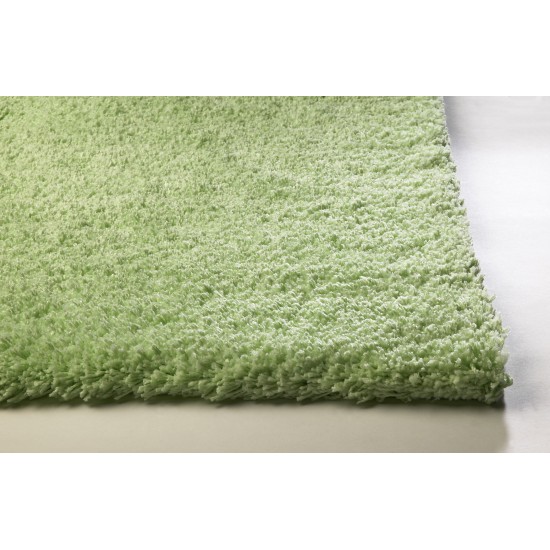 Bliss Spearmint Green Shag 2'3" x 7'6" Runner Rug