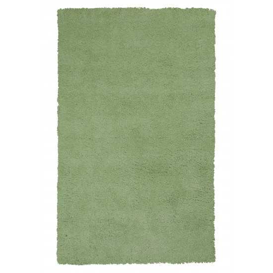 Bliss Spearmint Green Shag 27" X 45" Rug