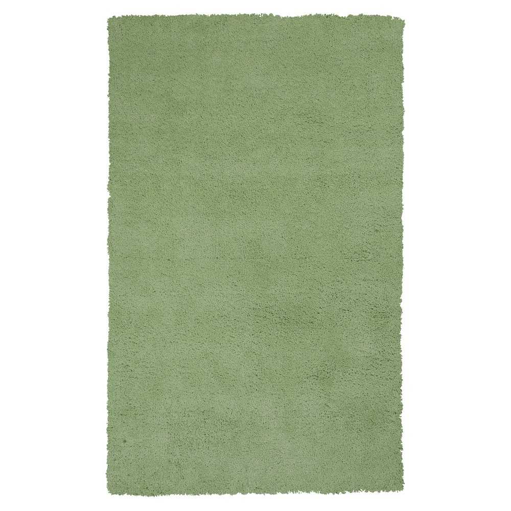 Bliss Spearmint Green Shag 3'3" x 5'3" Rug