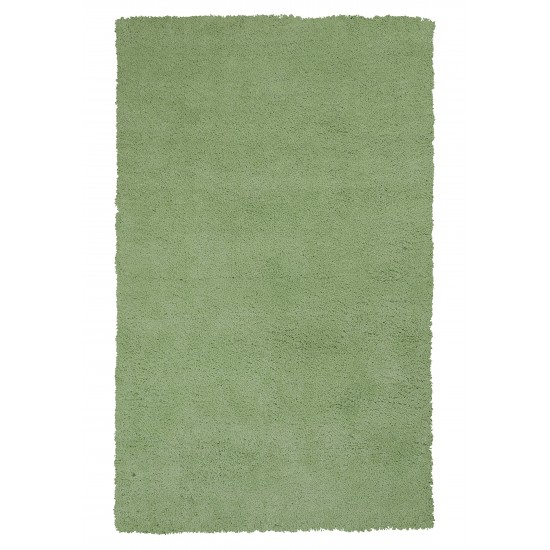 Bliss Spearmint Green Shag 7'6" X 9'6" Rug