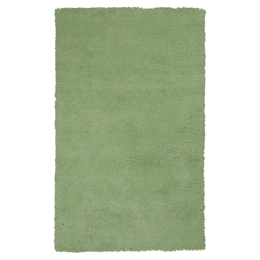 Bliss Spearmint Green Shag 7'6" X 9'6" Rug