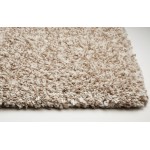 Bliss Ivory Heather Shag 6' Round Rug