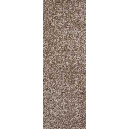 Bliss Beige Heather Shag 2'3" x 7'6" Runner Rug