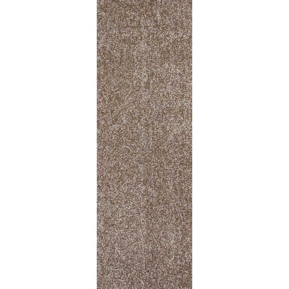 Bliss Beige Heather Shag 2'3" x 7'6" Runner Rug