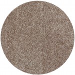 Bliss Beige Heather Shag 8' Round Rug