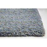 Bliss Blue Heather Shag 2'3" x 7'6" Runner Rug