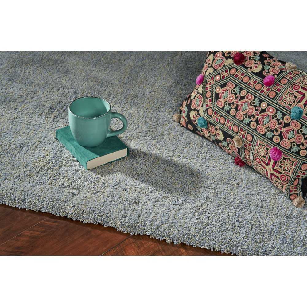 Bliss Blue Heather Shag 7'6" X 9'6" Rug Bliss Blue Heather Shag 7'6" X 9'6" Rug