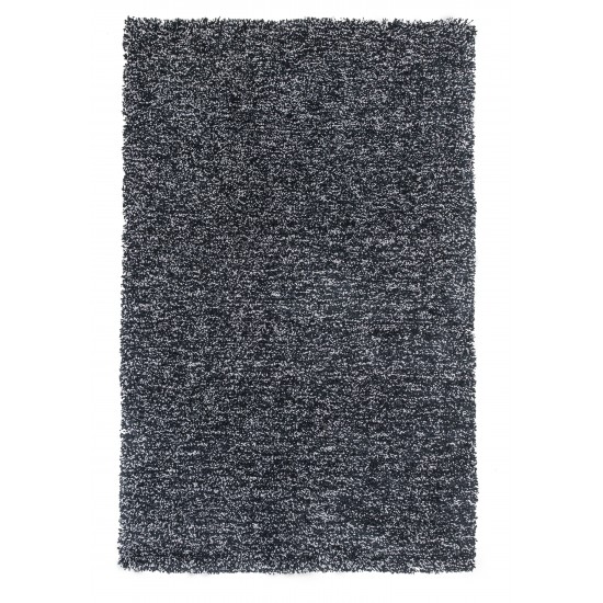 Bliss Black Heather Shag 27" X 45" Rug