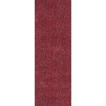 Bliss Red Heather Shag 2\'3" x 7\'6" Runner Rug