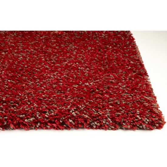 Bliss Red Heather Shag 2'3" x 7'6" Runner Rug