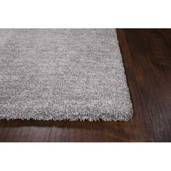 Bliss Grey Heather Shag 27" X 45" Rug