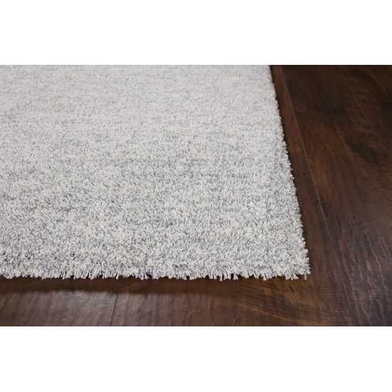 Bliss Slate Heather Shag 2'3" x 7'6" Runner Rug