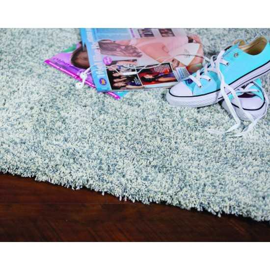 Bliss Slate Heather Shag 5' x 7' Rug