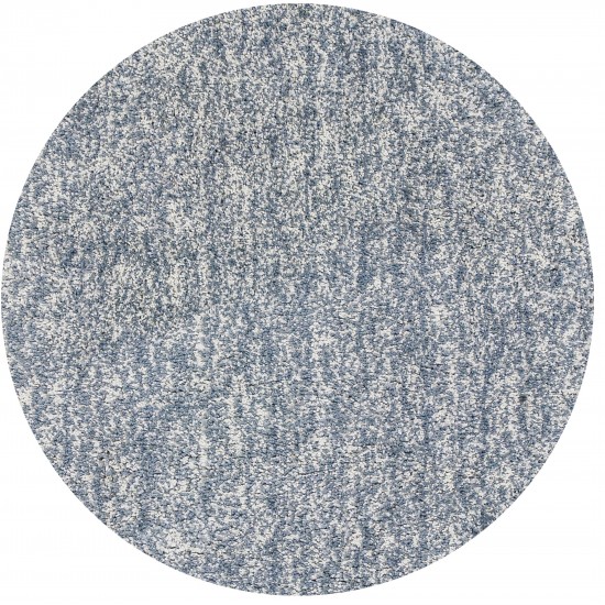 Bliss Slate Heather Shag 6' Round Rug