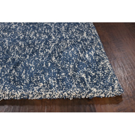 Bliss Indigo/Ivory Heather 2'3" x 7'6" Runner Rug