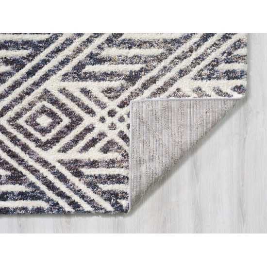 Bungalow Grey/Ivory Montauk 3'3" x 4'11 Rug