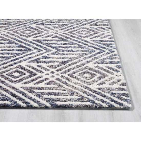 Bungalow Grey/Ivory Montauk 7'10" x 10'6" Rug